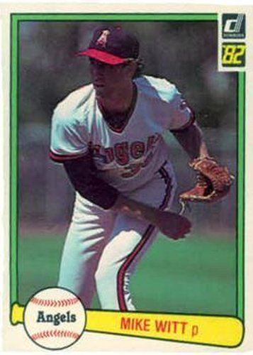 #416 Mike Witt - California Angels - 1982 Donruss Baseball