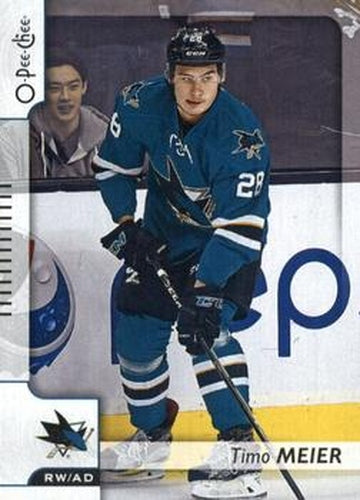 #416 Timo Meier - San Jose Sharks - 2017-18 O-Pee-Chee Hockey