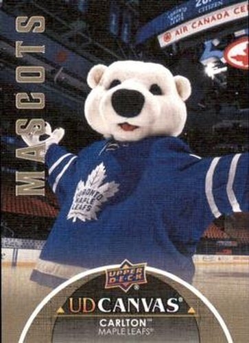 #C416 Carlton the Bear - Toronto Maple Leafs - 2021-22 Upper Deck - UD Canvas Hockey
