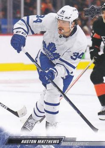 #417 Auston Matthews - Toronto Maple Leafs - 2022-23 Upper Deck Hockey