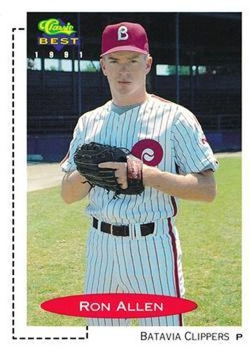 #417 Ron Allen - Batavia Clippers - 1991 Classic Best Baseball