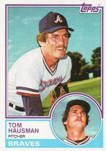 #417 Tom Hausman - Atlanta Braves - 1983 Topps Baseball