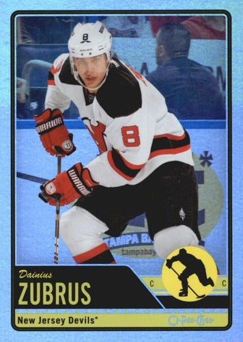 #417 Dainius Zubrus - New Jersey Devils - 2012-13 O-Pee-Chee - Rainbow Hockey