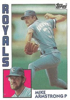#417 Mike Armstrong - Kansas City Royals - 1984 Topps Baseball