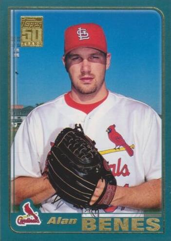 #417 Alan Benes - St. Louis Cardinals - 2001 Topps Baseball