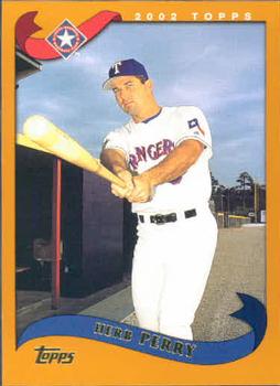 #417 Herb Perry - Texas Rangers - 2002 Topps Baseball