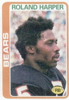 #417 Roland Harper - Chicago Bears - 1978 Topps Football