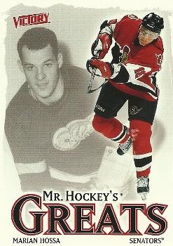 #417 Marian Hossa - Ottawa Senators - 2001-02 Upper Deck Victory Hockey