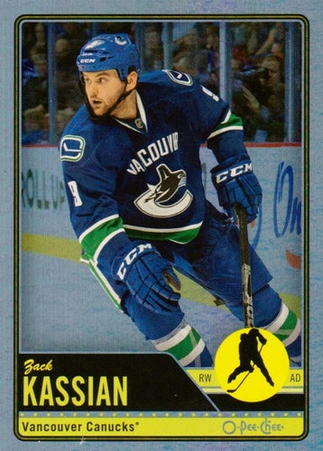 #418 Zack Kassian - Vancouver Canucks - 2012-13 O-Pee-Chee - Rainbow Hockey