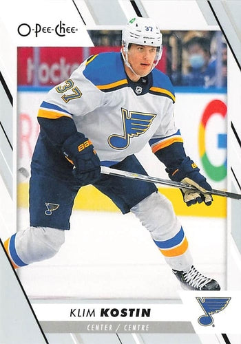 #418 Klim Kostin - St. Louis Blues - 2023-24 O-Pee-Chee Hockey