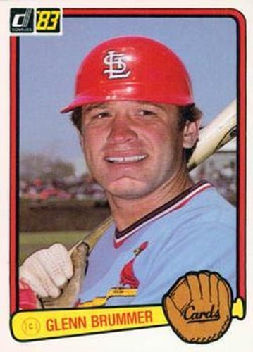 #418 Glenn Brummer - St. Louis Cardinals - 1983 Donruss Baseball