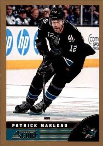 #418 Patrick Marleau - San Jose Sharks - 2013-14 Score - Gold Hockey