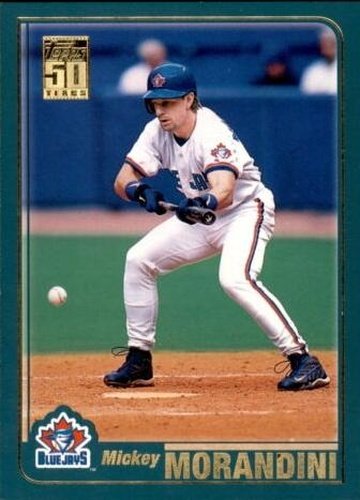 #418 Mickey Morandini - Toronto Blue Jays - 2001 Topps Baseball