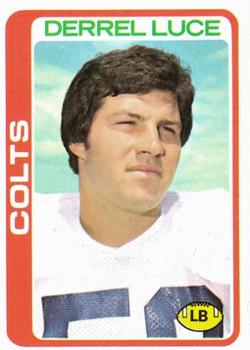 #418 Derrel Luce - Baltimore Colts - 1978 Topps Football