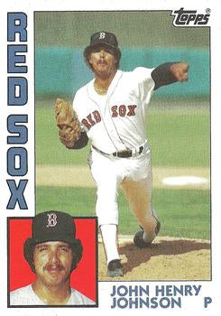 #419 John Henry Johnson - Boston Red Sox - 1984 Topps Baseball