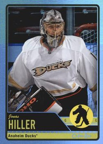 #419 Jonas Hiller - Anaheim Ducks - 2012-13 O-Pee-Chee - Rainbow Hockey