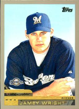 #419 Jamey Wright - Milwaukee Brewers - 2000 Topps Baseball