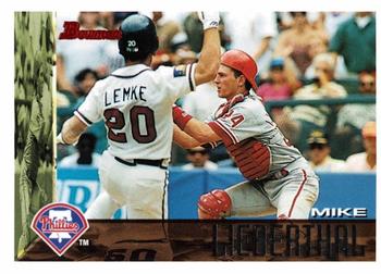 #419 Mike Lieberthal - Philadelphia Phillies - 1995 Bowman Baseball
