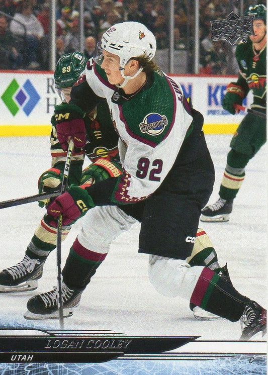 #419 Logan Cooley - Utah Hockeyub - 2024-25 Upper Deck Hockey