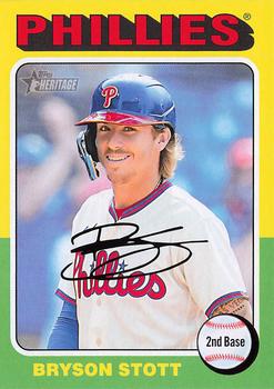 #419 Bryson Stott - Philadelphia Phillies - 2024 Topps Heritage Baseball