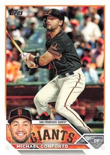#419 Michael Conforto - San Francisco Giants - 2023 Topps Baseball