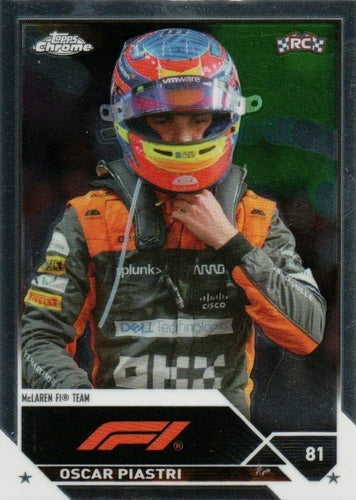 #41 Oscar Piastri - McLaren F1 Team - 2023 Topps Chrome Formula 1 Racing