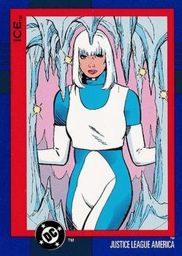 #41 Ice - 1993 SkyBox DC Cosmic Teams