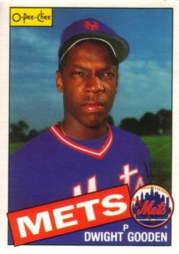 #41 Dwight Gooden - New York Mets - 1985 O-Pee-Chee Baseball