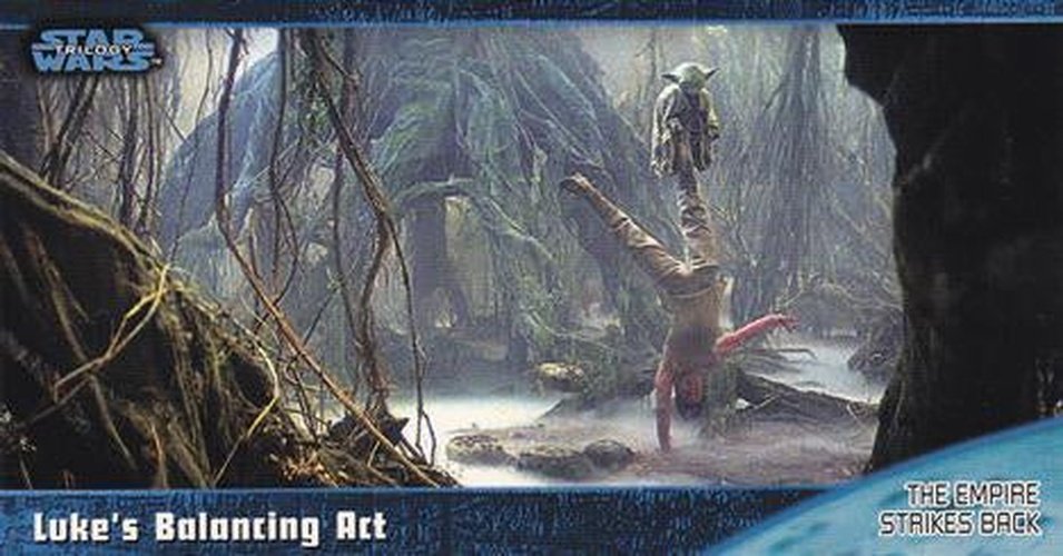 #41 Luke's Balancing Act - 1997 Topps Widevision Star Wars Trilogy