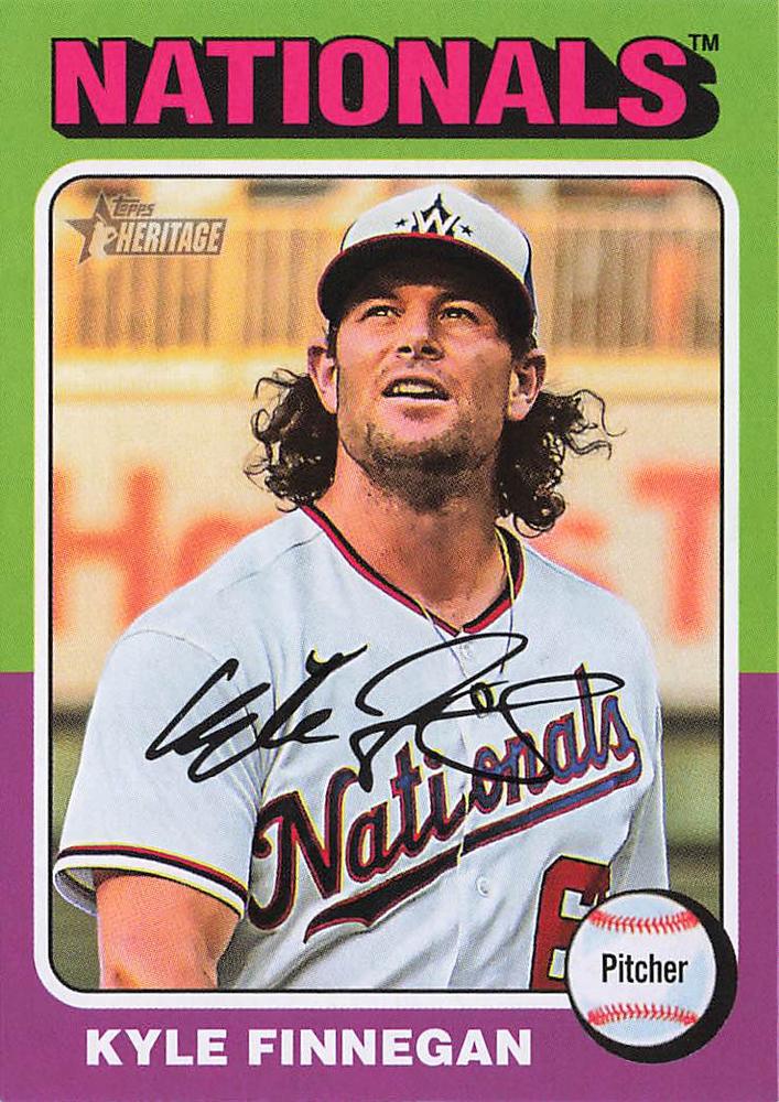 #41 Kyle Finnegan - Washington Nationals - 2024 Topps Heritage Baseball