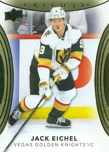#41 Jack Eichel - Vegas Golden Knights - 2022-23 Upper Deck Trilogy Hockey