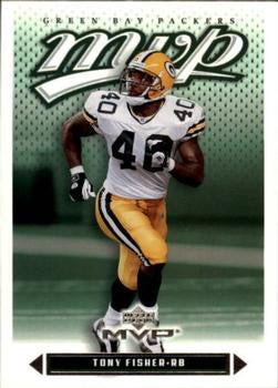 #41 Tony Fisher - Green Bay Packers - 2003 Upper Deck MVP Football