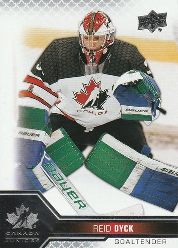 #41 Reid Dyck - Canada - 2022-23 Upper Deck Team Canada Juniors Hockey