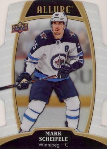 #41 Mark Scheifele - Winnipeg Jets - 2019-20 Upper Deck Allure - White Rainbow Hockey
