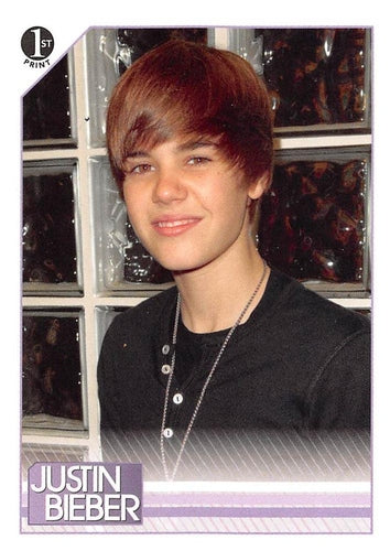 #41 Justin found himself in Miami on Feb. 6, 2010 - 2010 Panini Justin Bieber