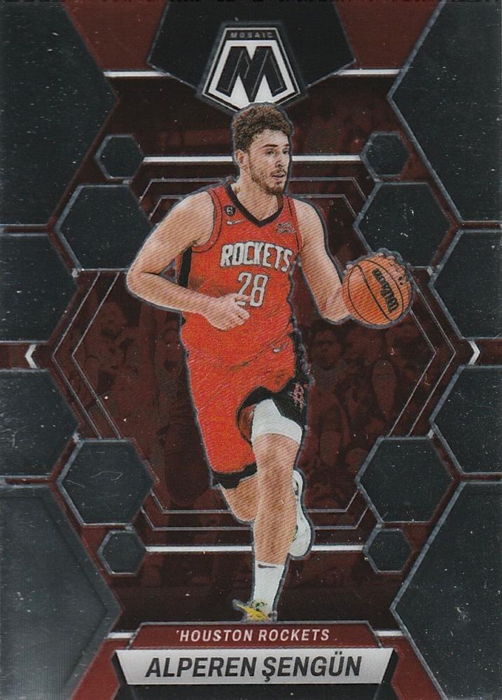 #41 Alperen Sengun - Houston Rockets - 2022-23 Panini Mosaic Basketball