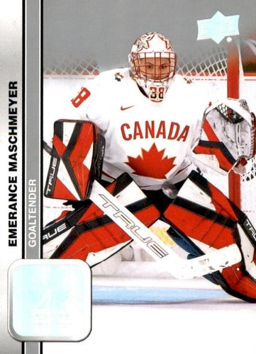 #41 Emerance Maschmeyer - Canada - 2023 Upper Deck Team Canada Juniors Hockey