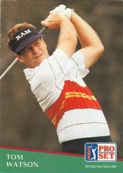#41 Tom Watson - 1991 Pro Set PGA Tour Golf