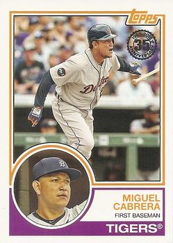 #83-41 Miguel Cabrera - Detroit Tigers - 2018 Topps - 1983 Topps Baseball 35th Anniversary Baseball