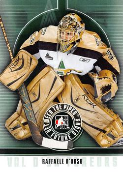#41 Raffaele D'Orso - Val d'Or Foreurs - 2008-09 In The Game Between The Pipes Hockey