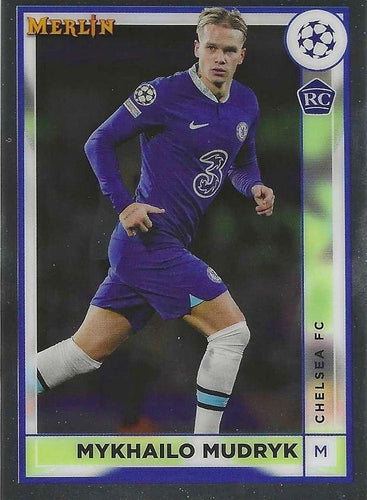 #41 Mykhailo Mudryk - Chelsea FC - 2022-23 Merlin Chrome UEFA Club Competitions Soccer