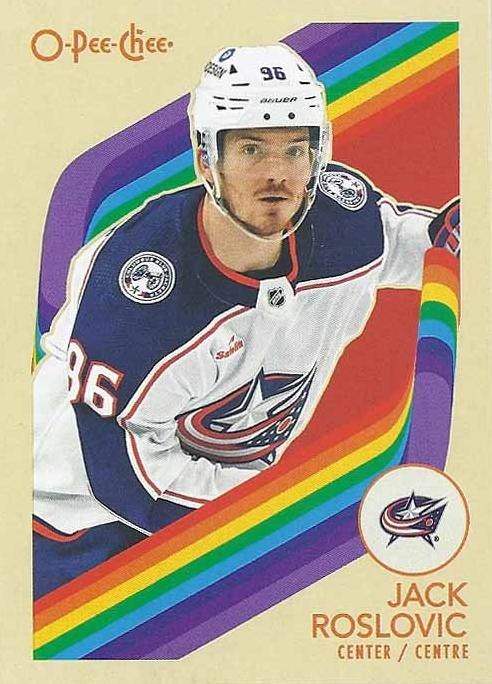 #41 Jack Roslovic - Columbus Blue Jackets - 2023-24 O-Pee-Chee - Retro Hockey