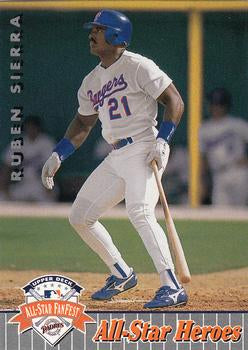 #41 Ruben Sierra - Texas Rangers - 1992 Upper Deck All-Star FanFest Baseball