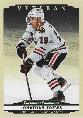 #41 Jonathan Toews - Chicago Blackhawks - 2022-23 Parkhurst Champions Hockey
