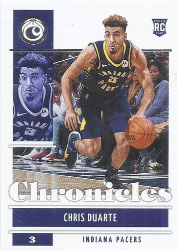 #41 Chris Duarte - Indiana Pacers - 2021-22 Panini Chronicles Basketball