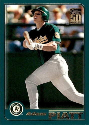#41 Adam Piatt - Oakland Athletics - 2001 Topps Baseball
