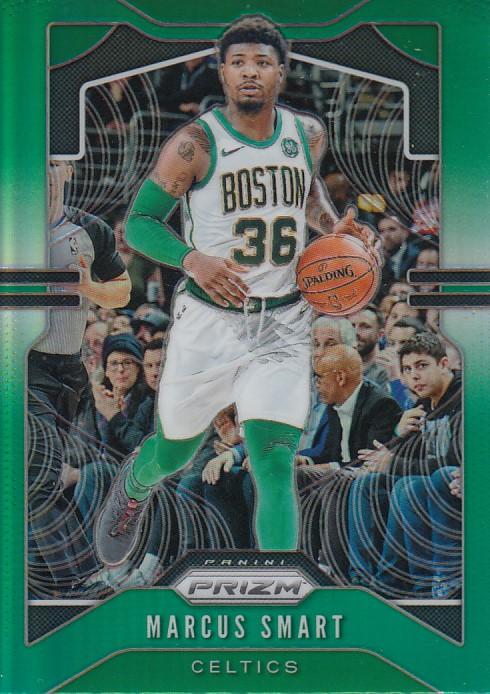 #41 Marcus Smart - Boston Celtics - 2019-20 Panini Prizm - Prizms Green Basketball