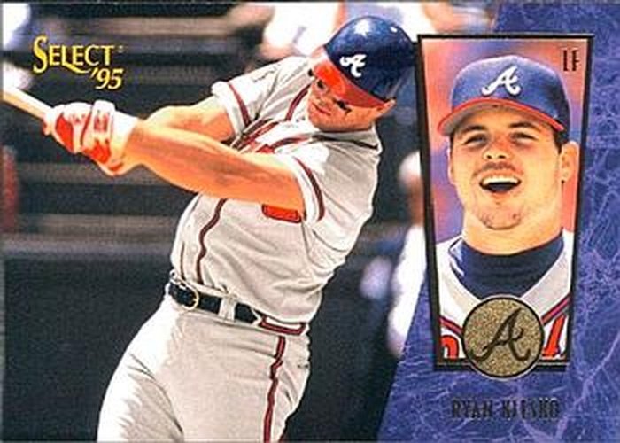 #41 Ryan Klesko - Atlanta Braves - 1995 Select Baseball