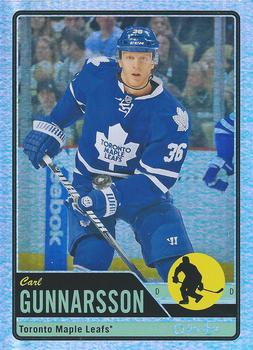 #41 Carl Gunnarsson - Toronto Maple Leafs - 2012-13 O-Pee-Chee - Rainbow Hockey