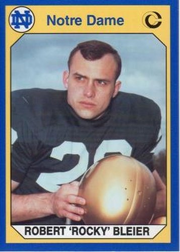 #41 Robert "Rocky" Bleier - Notre Dame Fighting Irish - 1990 Collegiate Collection Notre Dame Football